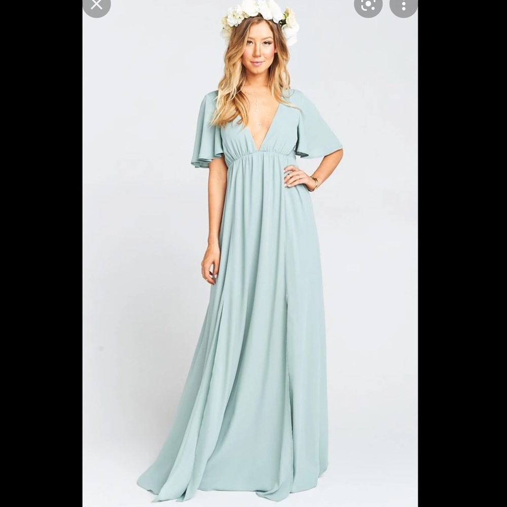 Show me your mumu Faye short sleeve maxi dress XL